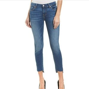 7 for all Mankind crop step released hem sz 24